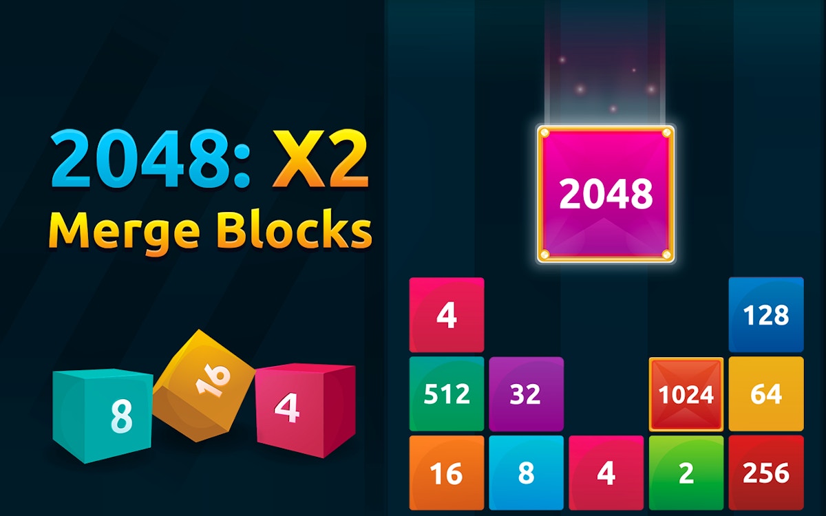 2048 X2 Merge Blocks - free online Brain game on Casivu