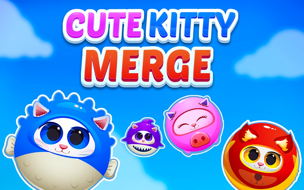 Cute Kitty Merge - free online Cats game on Casivu