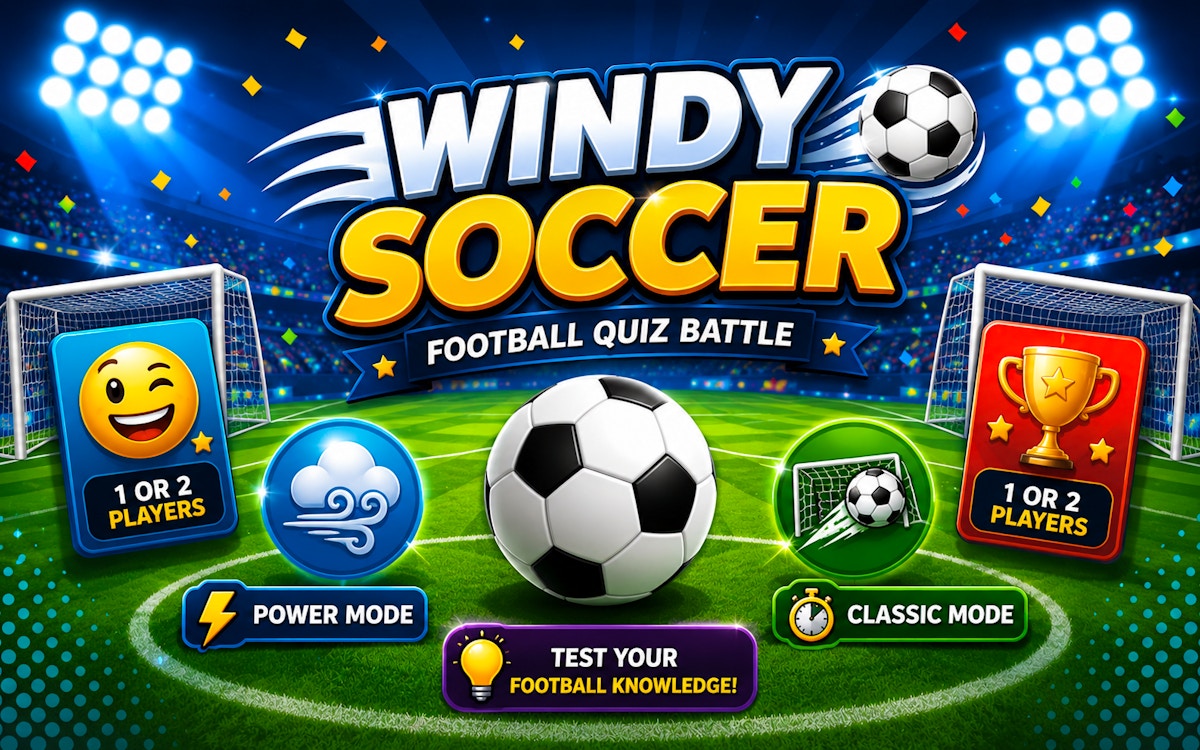 Windy Soccer - free online Sports game on Casivu