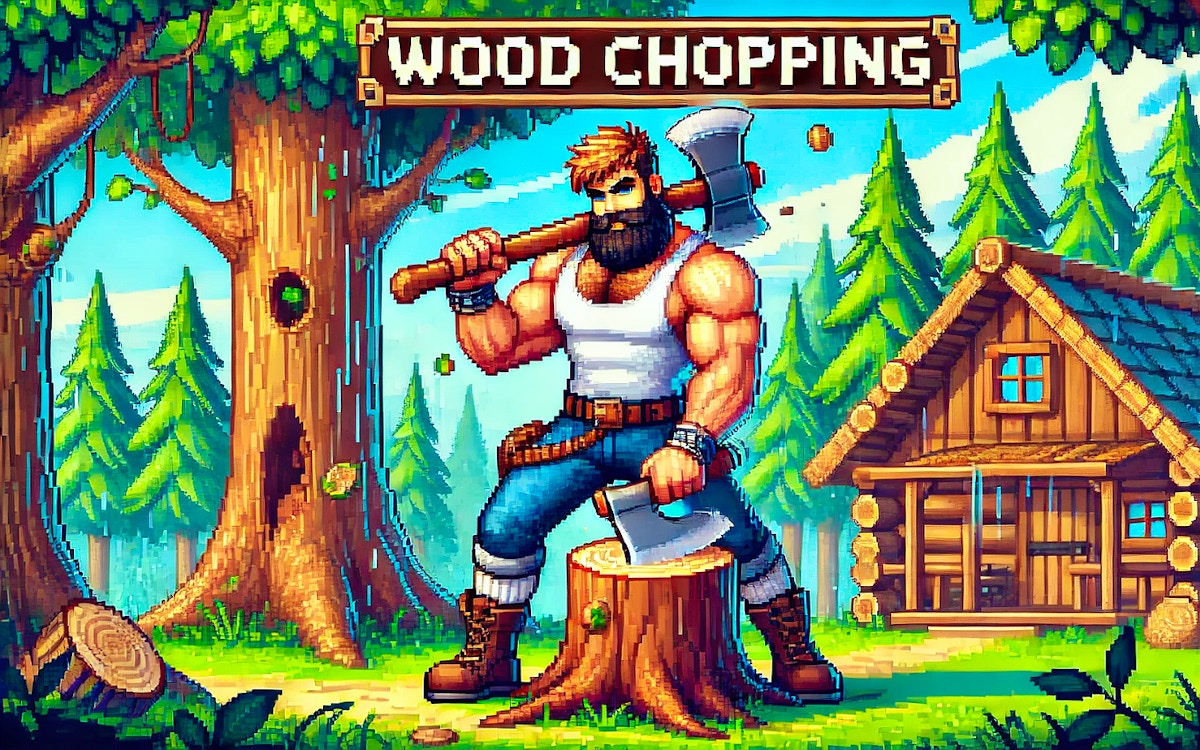 Wood Chopping - free online Kids game on Casivu